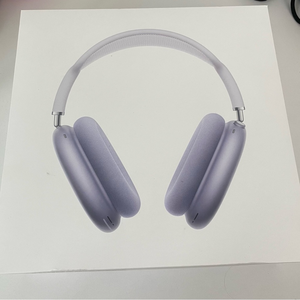 Apple AirPods Max Headphones in Soft Lavender Box